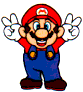 Mario Peace Out.gif