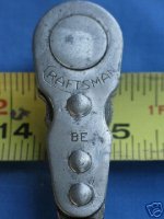 Craftsman BE 1930s Vintage Quarter-inch Ratchet New Britain made 1934-44 2.JPG