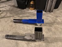 Fabricated leg replacements.JPG