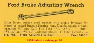 Indestro 268 Ford Brake Wrench - 1935 Indestro catalog pp 30.jpg
