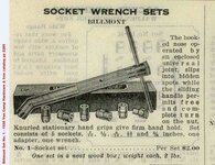 Billmont Set No. 1 6-pc SAE socket set - 1928 Van Camp Hardware & Iron Co. catalog pp 2285.jpg