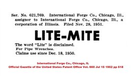 International Forge Co., Chicago IL TM 621769 USPTO Vol. 660 Jul 15 1952 pp 518.jpg