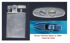 Ronson Sterling lighter (patent RE 19023).jpg Ronson Sterling lighter (patent RE 19023).jpg