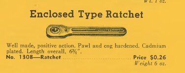 Indestro 1308 1.2 hex drive ratchet - 1935 Indestro catalog pp 24.jpg