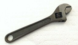 Spiegel (Germany) 6-in adjustable wrench (ebay 164806179951 03).jpg