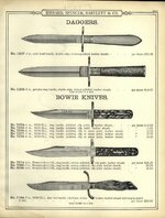 1890s Hibbard Spencer Bartlett Co. catalog Daggers Bowie Knives ad pp 1107.jpg