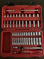 Tekton 1:4 Drive 6pt Socket Ratchet 55pc Set SKT05301.jpg Tekton 1:4 Drive 6pt Socket Ratchet 55pc Set SKT05301.jpg