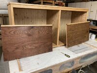 furniture sideboard assembly 20 stain trials.jpg