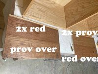 furniture sideboard assembly 21 stain trials.jpg