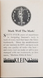 1921 Klein pocket tool guide frontispiece.jpg