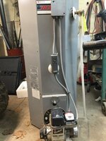 Waste oil burner in a 40gal water heater | The Garage Journal