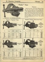 1925 H. Channon Co. catalog Parker vise ad pp 107.jpg 1925 H. Channon Co. catalog Parker vise ad pp 107.jpg