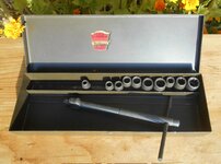 Duro Chrome 12 pc 1.4 dr SAE socket set D-I 091123 01.jpg