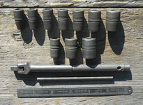 Duro Chrome 12 pc 1.4 dr SAE socket set D-I 091123 04.jpg