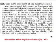 1965 Popular Science Walter E. Selck trowel ad Nov 1965 pp 141.jpg