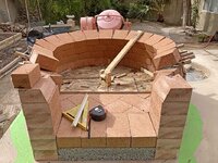 grill island oven build dome brick tiers 11 layer3.jpg