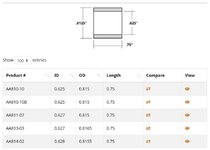 Oilite Bearings - 0.625 ID, 0.8125 OD, 0.75 L.JPG Oilite Bearings - 0.625 ID, 0.8125 OD, 0.75 L.JPG