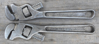 Ushco Mfg. Co. Lawson 10-in pipe wrench (patent 1362014) after.jpg