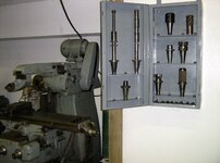 Open Cabinet & Mill.JPG