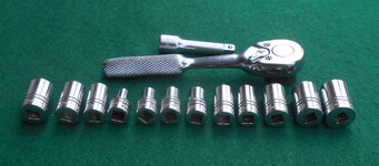 Wizard H2926 14 pc 1.4 dr SAE socket set 120223 07.jpg