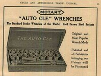 Mossberg No. 31 Auto Cle socket wrench set - 1910 Cycle & Automobile Trade Journal catalog pp 15.jpg