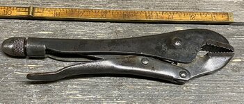 Metal Engineering Co. Samson 10-in locking pliers (patent 2705899)(Ebay 114554757248 01).jpg