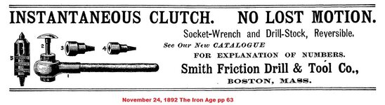 1892 Iron Age Smith Friction Drill & Tool Co. ad pp 63.jpg