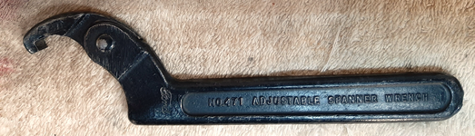 Williams Ford script spanner wrench No471.png