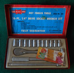 Mark I 1162 16 pc 1.4 dr SAE socket set 112023 01.jpg Mark I 1162 16 pc 1.4 dr SAE socket set 112023 01.jpg