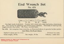 Bridgeport Radio Lectric 475 end wrench set - 1930 Bridgeport catalog No. 25 pp 52.jpg