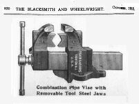 1913 Fisher & Norris vises combination vise.jpg