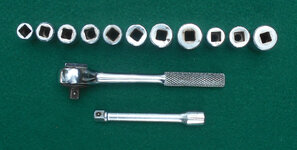 Fleet 13 pc 1.4 dr SAE socket set 081724 FF1 08.jpg