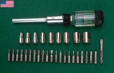 Truecraft (USA) 32 pc 1.4 dr SAE socket and bit set 081924 03.jpg