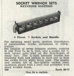 Keystone 250 8-pc 1.4 hex drive SAE socket set -  1951 catalog ad pp 56.jpg