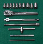 Duro Chrome 17 pc 1.4 dr SAE socket set 092924 DURO1 04.jpg