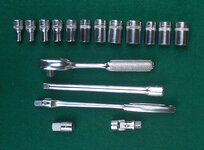 Duro Chrome 17 pc 1.4 dr SAE socket set 092924 DURO3 05.jpg