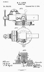 1894 Mortimer Lewis vise patent.jpg