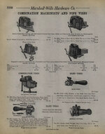 1912 Marshall Wells Hardware Co. catalog Millers Falls Parker vise ad pp 558.jpg