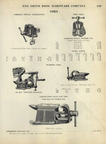 1912 Smith Bros. Hardware Co. catalog Adams Armstrong Austin Parker vise ad pp 189.jpg