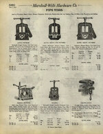 1916 Marshall Wells Hardware Co. catalog Jerecki Reed Toledo Williams vise ad pp 560.jpg