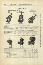 1921 Belcher & Loomis Hardware Co. catalog Armstrong Williams Vulcan vise ad pp 158.jpg
