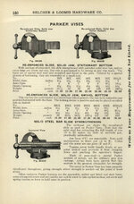 1921 Belcher & Loomis Hardware Co. catalog Parker vise ad pp 150.jpg