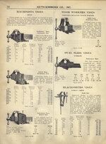 1925 Keith Simmons Co. catalog Columbus Forge & Iron Indian Chief Parker Prentiss Reed vise ad...jpg