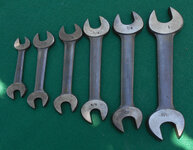 Bridgeport 53 Hy-Power 6 pc SAE open end wrench set (patent 1809450) 061924 B 03.jpg