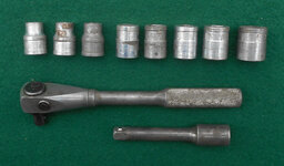 G.M. Mfg. Co. 10 pc 1.4 dr SAE socket set 112923 08.jpg