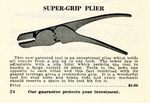Super-Grip pliers (patent 1915404) 1934 Truth Tool catalog pp 24.jpg