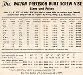 1945 Wilton Precision Screw Vises sizes and Prices.jpg