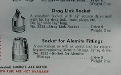 Indestro 3212 Alemite socket 3213 drag link socket - 1948 Indestro Catalog pp 6.jpg