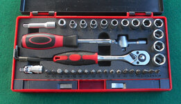 Rosewill (China PRC) 1.4 dr SAE socket set 02.jpg
