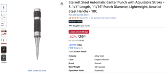 Starrett Steel Automatic Center Punch.png Starrett Steel Automatic Center Punch.png